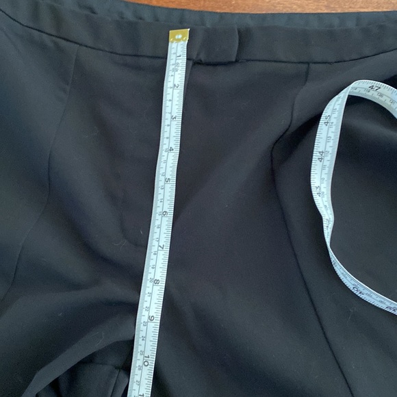 Dex Black Career Pant “The Suit Shop New York” size L Button & Hook Zipper - Picture 5 of 6